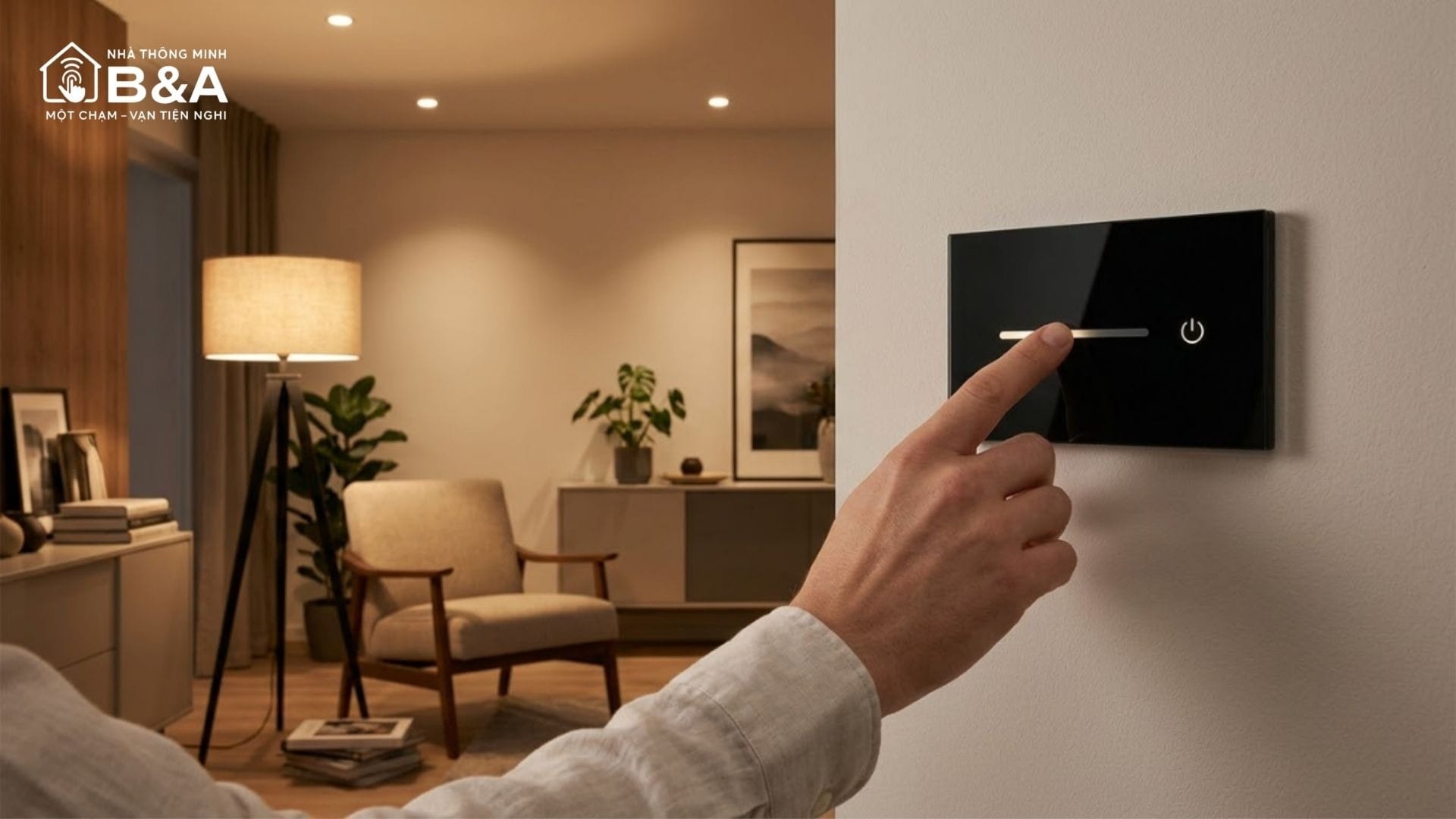 10+ Tiêu Chí Lựa Chọn Công Tắc Cảm Ứng Thông Minh Cho Ngôi Nhà Hiện Đại 11 Công tắc dimmer cảm ứng