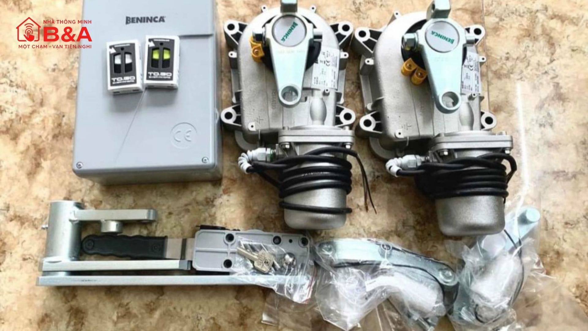 Cấu tạo lắp đặt thực tế của motor cổng âm sàn chôn ngầm dưới nền