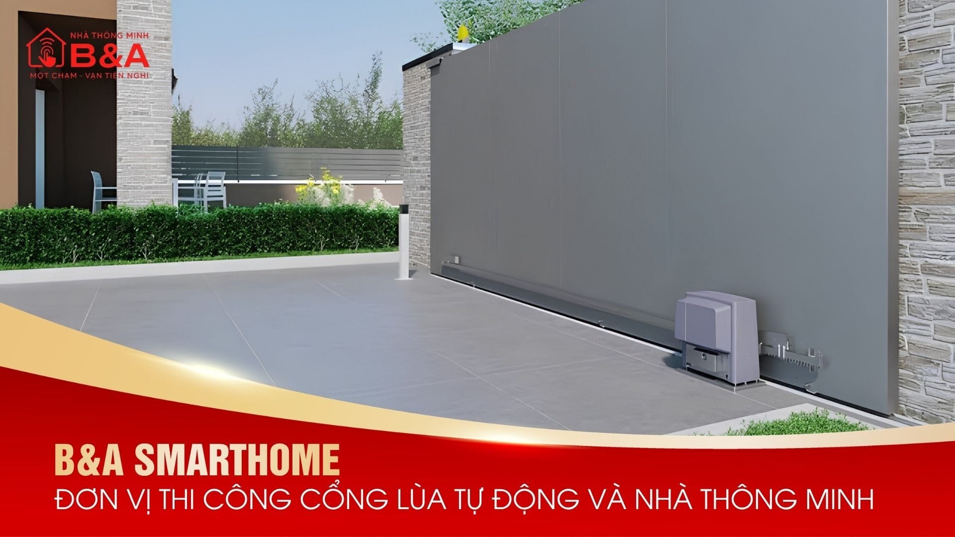Đơn vị thi công cổng lùa tự động và điện thông minh