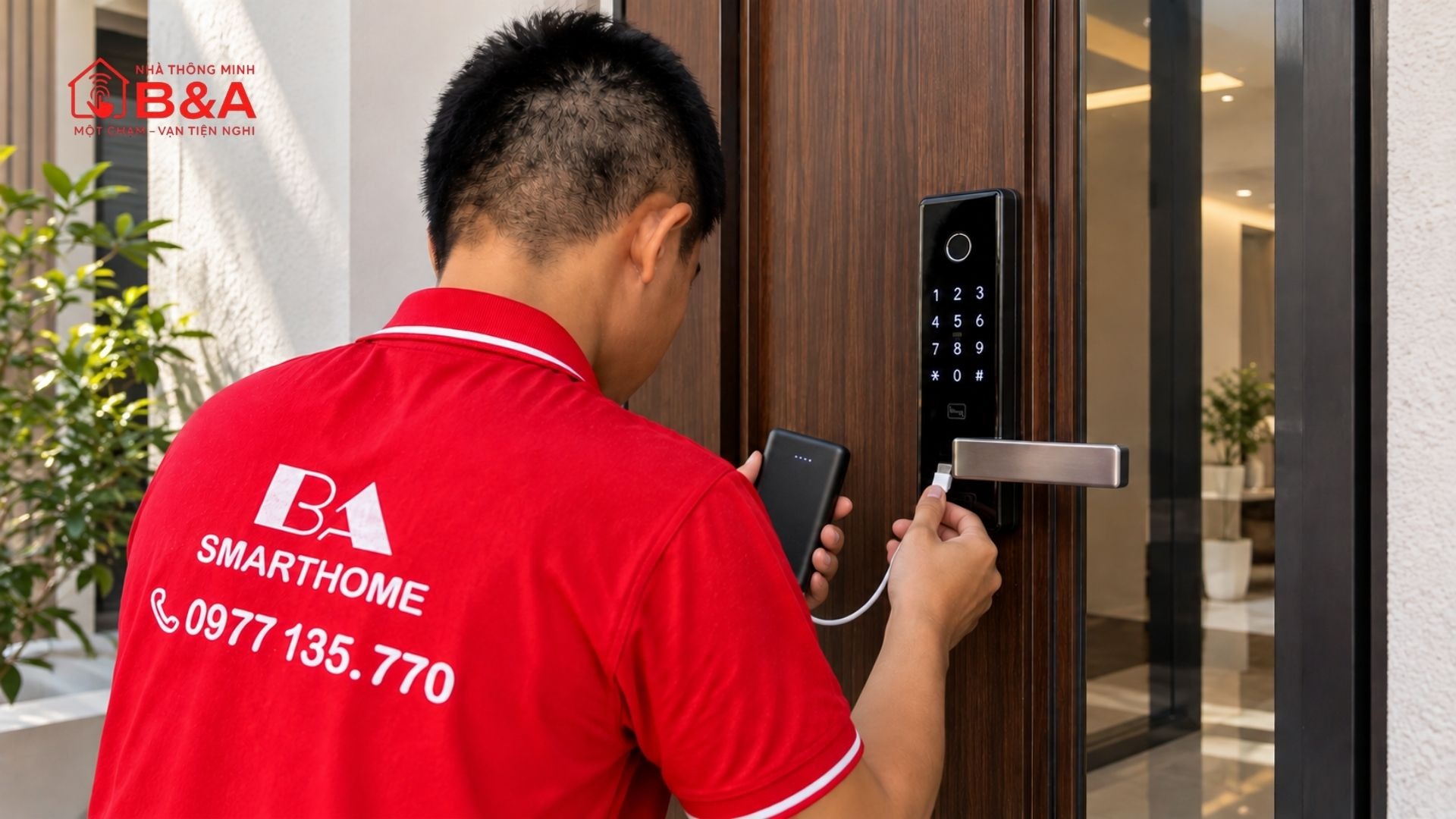 Cách Mở Khoá Cửa Từ Đúng Cách Khi Hết Pin Mất Thẻ Không Nhận Lệnh 4 Cách mở khoá cửa từ khi hết pin bằng sạc dự phòng